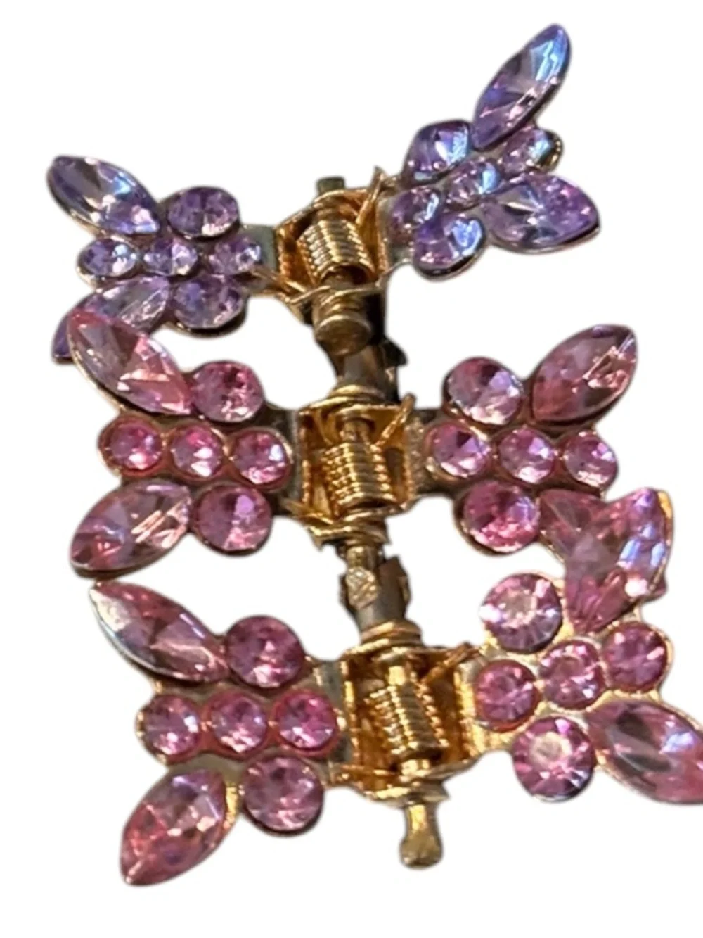 Butterfly Hair Jewels Mini claw clips set of Six NWOT